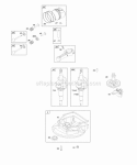 Camshaft Crankcase CoverSump Crankshaft PistonRingsConnecting Rod Diagram and Parts List for 10N902-0441-E1  Briggs and Stratton Engine